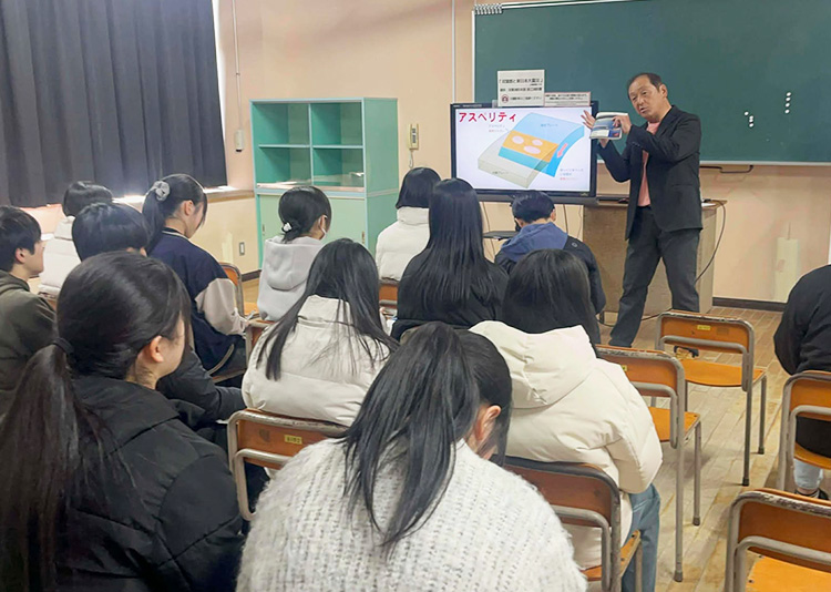 地震、津波の講話